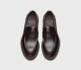 Doucal's Bordeauxrode Leren Loafers Iconisch Ontwerp Red Heren - Thumbnail 3