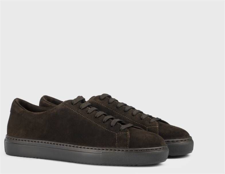 Doucal's Heren suède sneaker | bruin Brown Heren