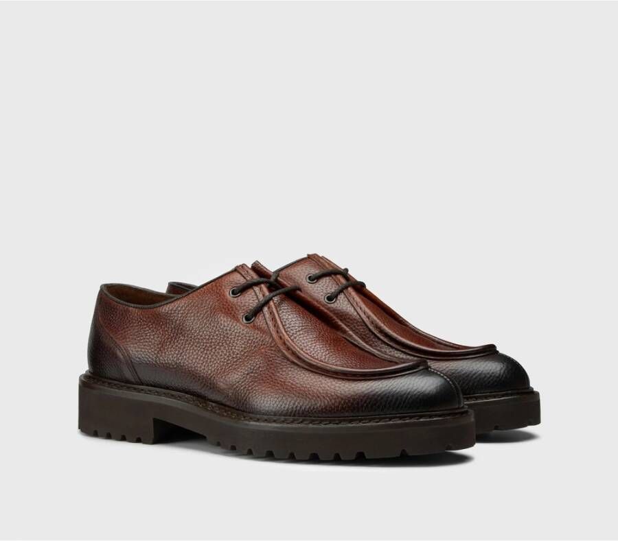 Doucal's Heren veterschoen | bruin Brown Heren