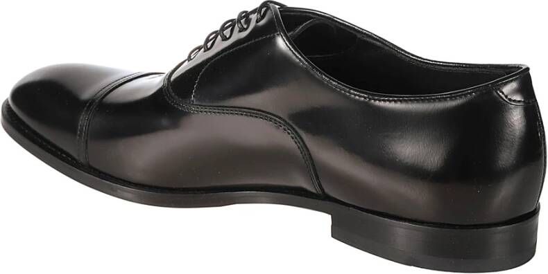 Doucal's Klassieke Cap Toe Oxford Schoenen Black Heren