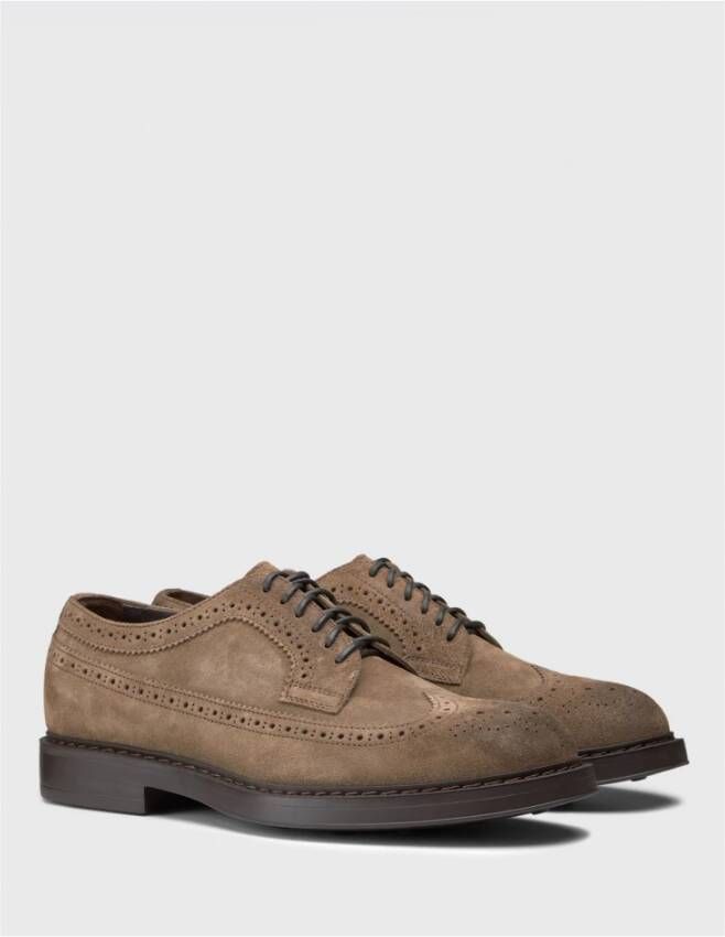 Doucal's Klassieke Derby schoenen voor heren Beige Heren