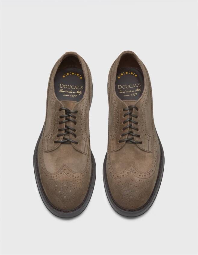 Doucal's Klassieke Derby schoenen voor heren Beige Heren