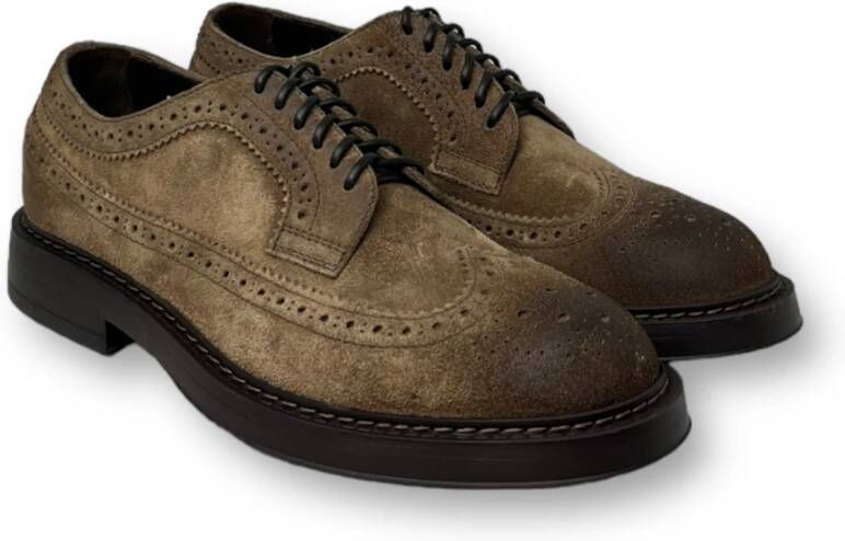 Doucal's Klassieke Derby schoenen voor heren Beige Heren