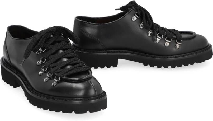 Doucal's Klassieke Derby Veterschoenen Black Heren