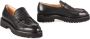 Doucal's Klassieke Leren Loafers Ronde Neus Black Dames - Thumbnail 2