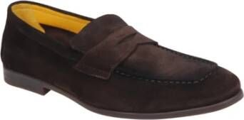 Doucal's Klassieke Penny Loafer Schoenen Brown Heren