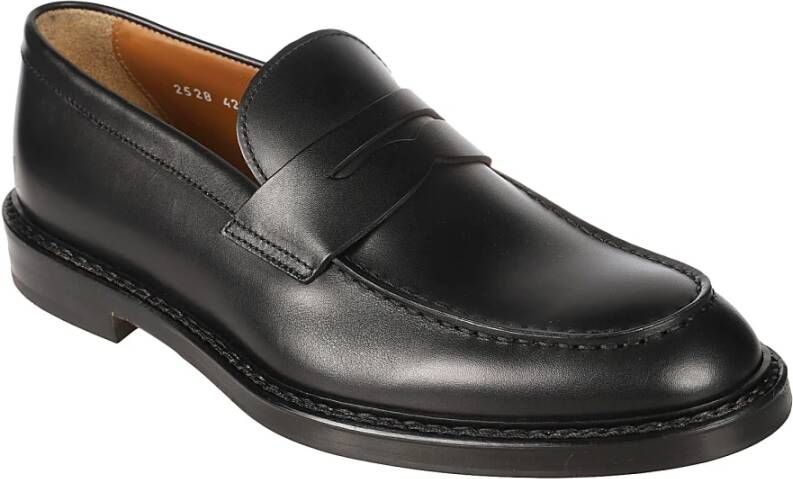 Doucal's Klassieke Penny Loafers voor Heren Black Heren