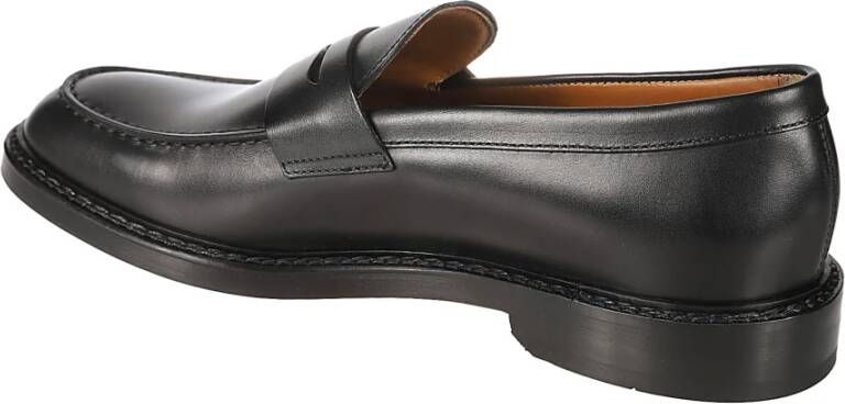 Doucal's Klassieke Penny Loafers voor Heren Black Heren