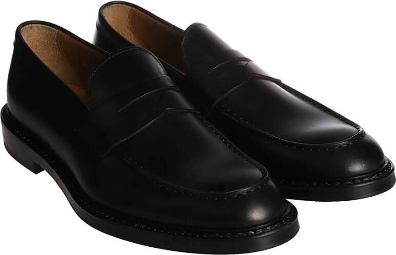 Doucal's Klassieke Penny Loafers voor Heren Black Heren