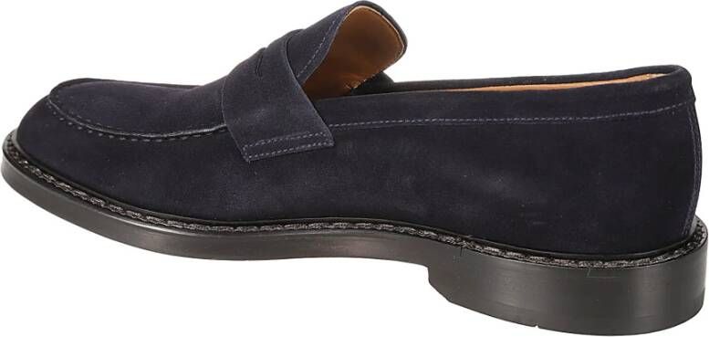 Doucal's Klassieke Penny Loafers voor Heren Blue Heren