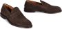 Doucal's Klassieke Suede Penny Loafers Brown Heren - Thumbnail 2