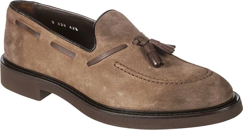 Doucal's Klassieke Tassel Loafers voor Heren Brown Heren