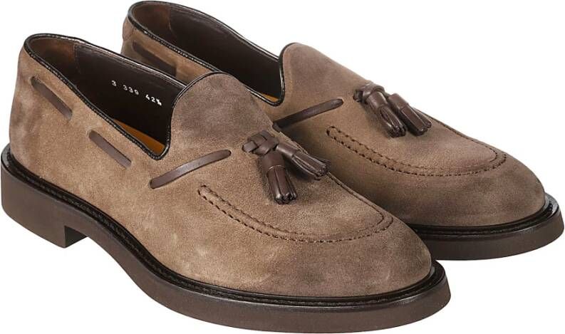 Doucal's Klassieke Tassel Loafers voor Heren Brown Heren