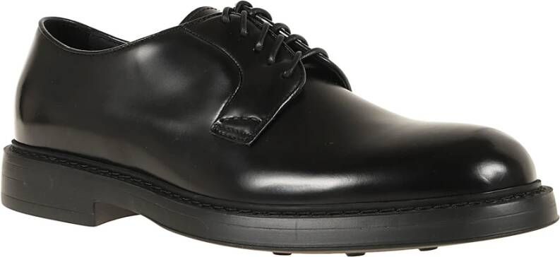 Doucal's Klassieke Zwarte Derby Schoenen Black Heren