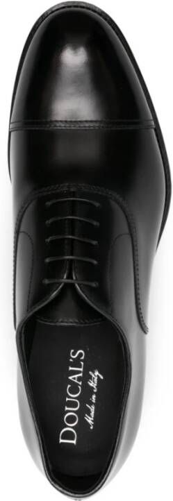 Doucal's Lace Up Oxford Schoenen Black Heren