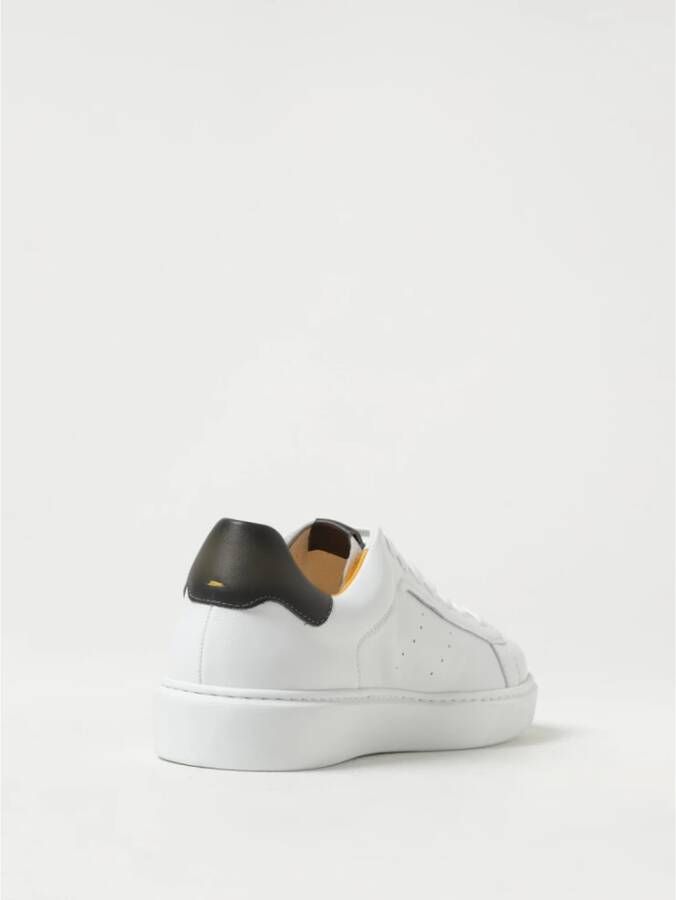 Doucal's Lage sneaker met cassette zool White Heren