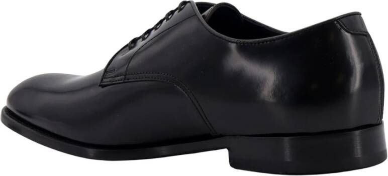 Doucal's Lakleren Veterschoen Black Heren