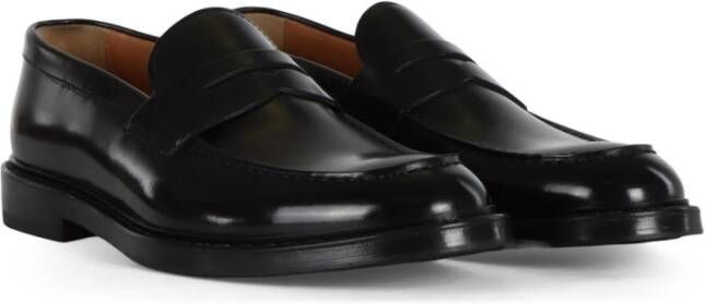 Doucal's Leren Loafers Black Heren