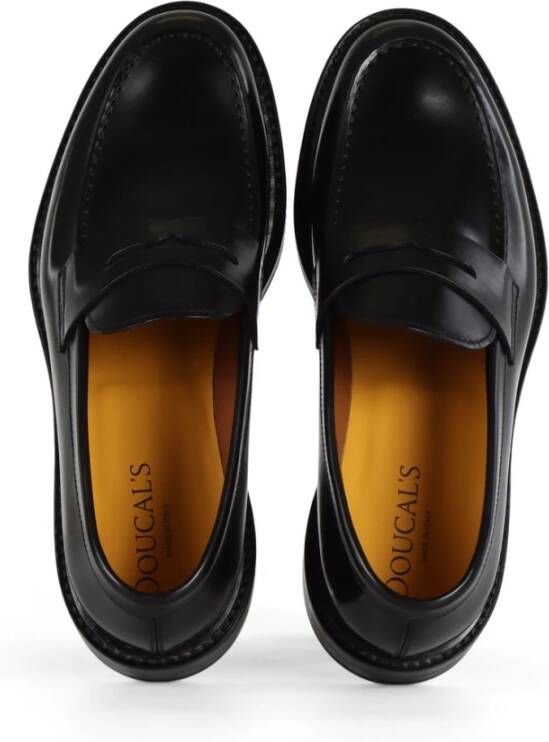 Doucal's Leren Loafers Black Heren