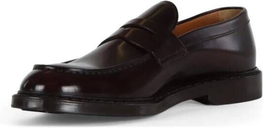 Doucal's Leren Loafers Red Heren