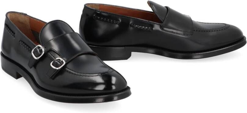 Doucal's Leren Monk-strap Schoenen Black Heren