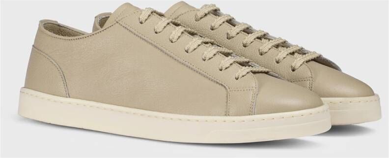 Doucal's Leren sneaker voor dames | marmer Gray Dames