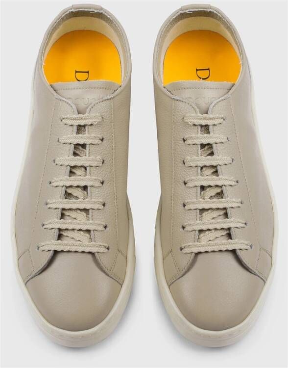 Doucal's Leren sneaker voor dames | marmer Gray Dames