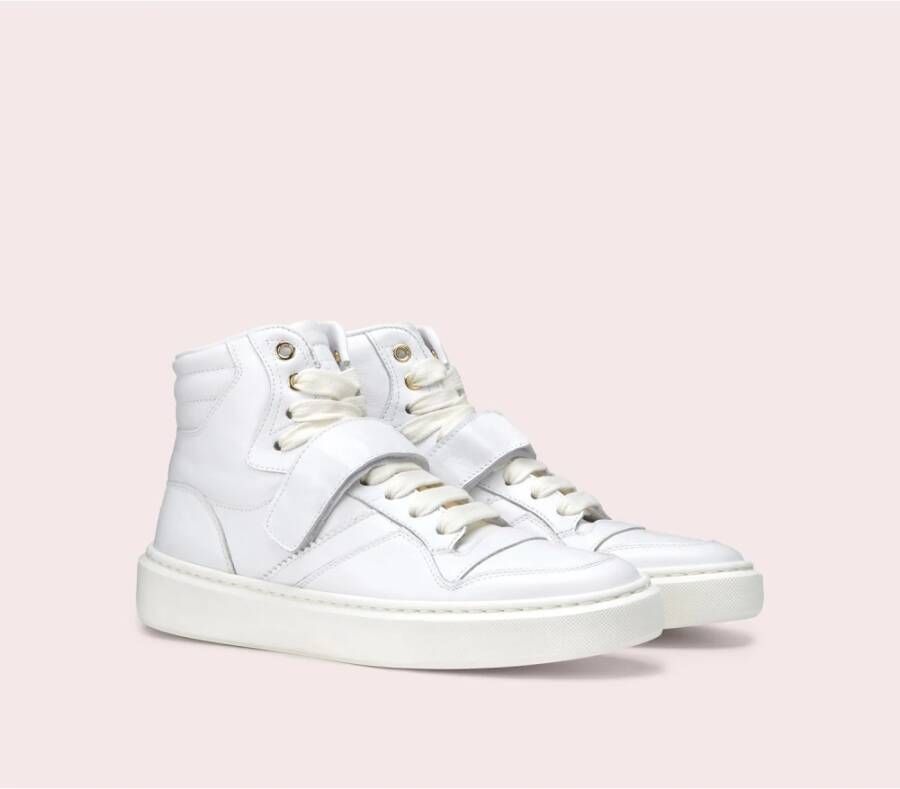 Doucal's Leren sneakers voor dames | wit White Dames