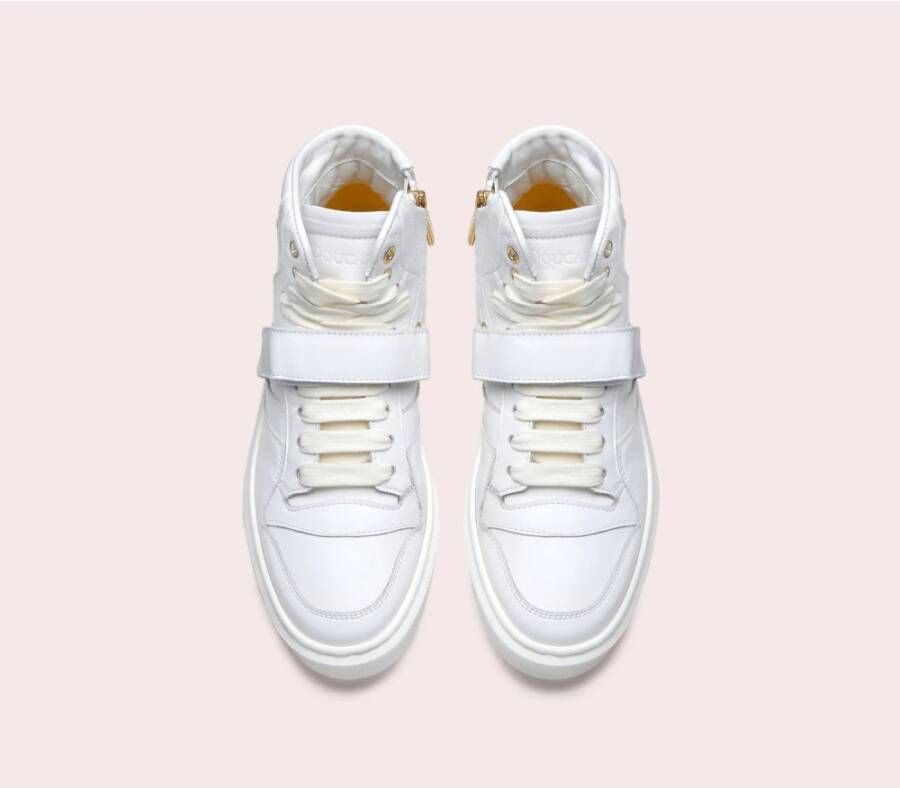 Doucal's Leren sneakers voor dames | wit White Dames