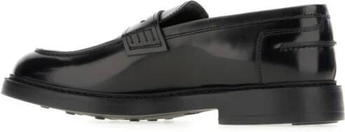 Doucal's Leren Veterschoenen Black Heren