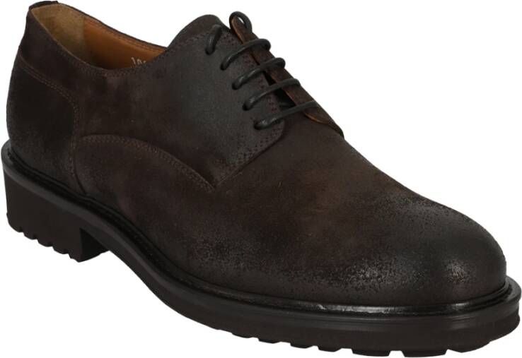 Doucal's Leren Veterschoenen Brown Heren