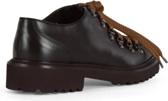 Doucal's Leren Veterschoenen Brown Heren