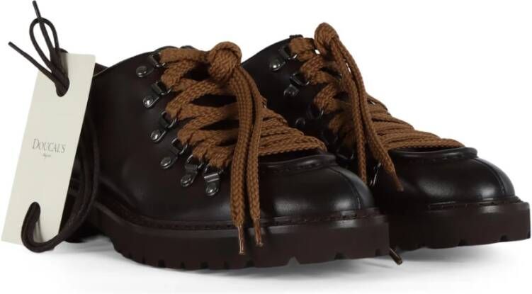 Doucal's Leren Veterschoenen Brown Heren