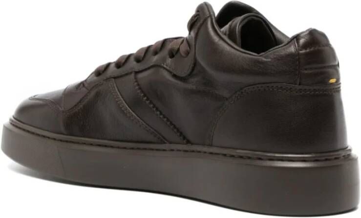 Doucal's Mousse Mid Top Sneakers Brown Heren