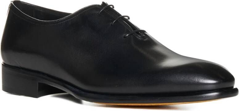 Doucal's Oxford Deco Platte Schoenen Black Heren