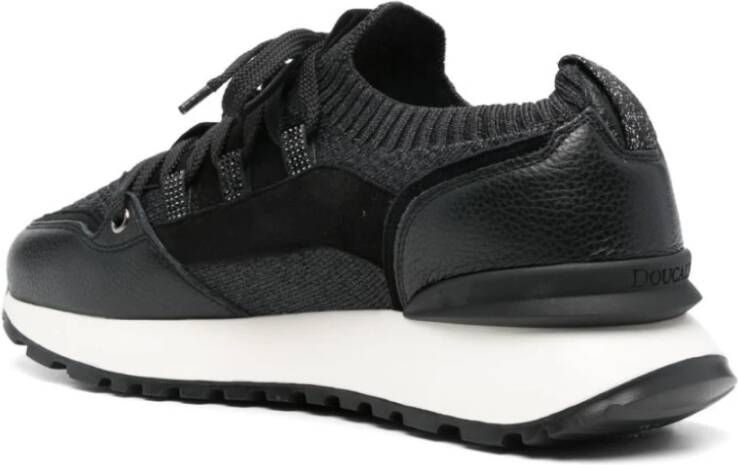 Doucal's Panel Sneakers Black Dames