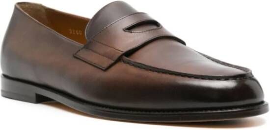 Doucal's Penny Deco Loafers Brown Heren