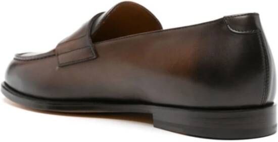 Doucal's Penny Deco Loafers Brown Heren