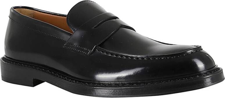 Doucal's Penny Horse Loafer Black Heren