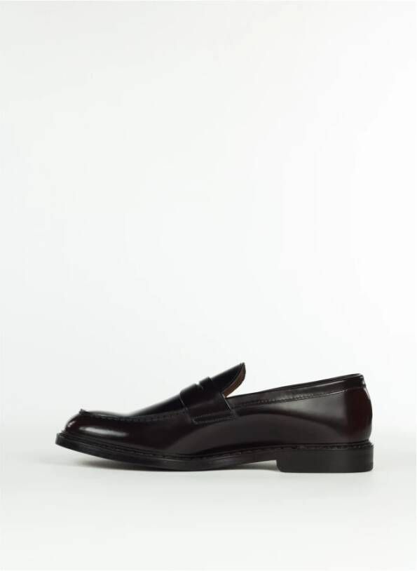 Doucal's Klassieke Leren Loafers Black Heren