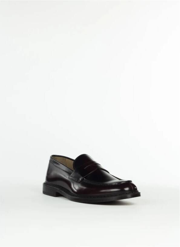 Doucal's Klassieke Leren Loafers Black Heren