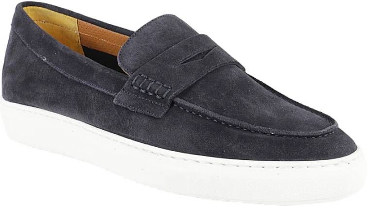 Doucal's Penny Loafer Schoenen Blue Heren