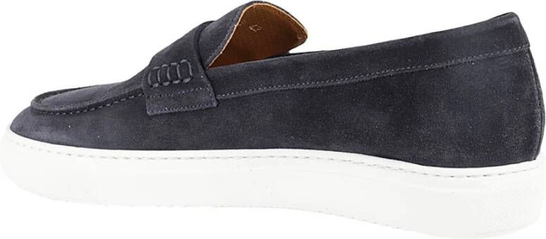 Doucal's Penny Loafer Schoenen Blue Heren