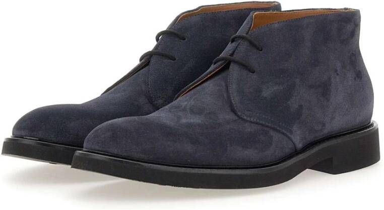 Doucal's Platte Schoenen voor Mannen Blue Heren