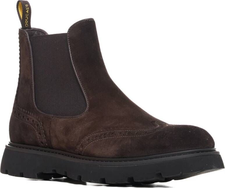 Doucal's Platte schoenen voor mannen Brown Heren