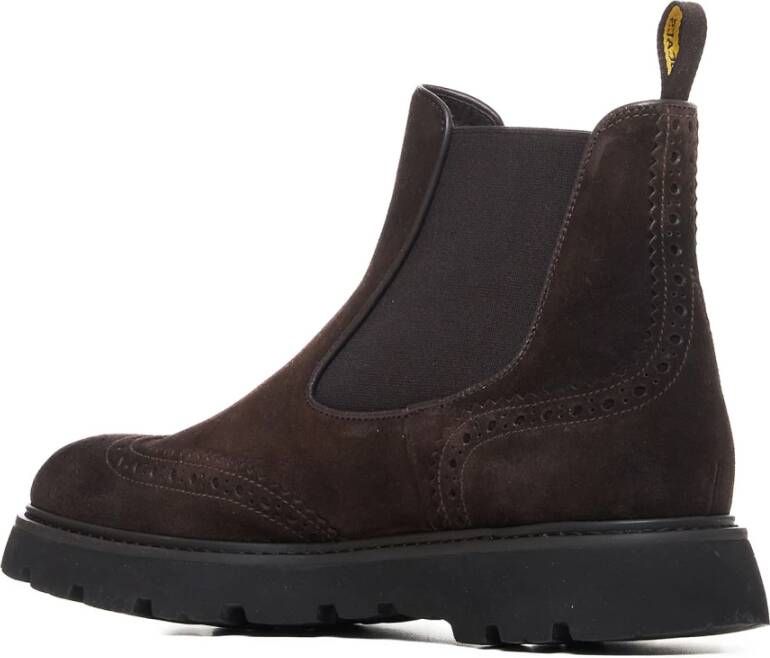 Doucal's Platte schoenen voor mannen Brown Heren