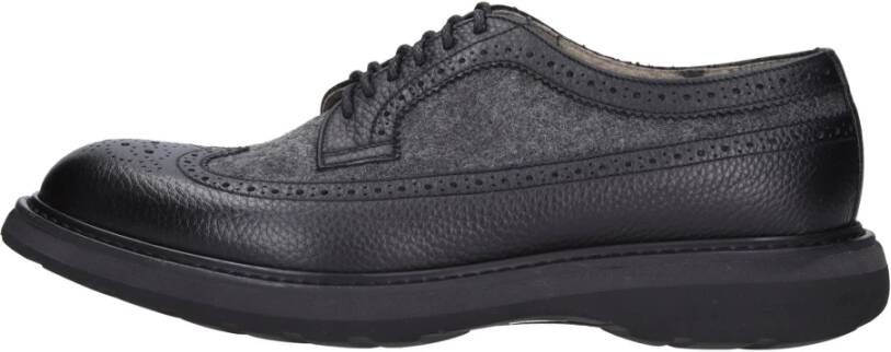 Doucal's Platte schoenen Zwart Black Heren