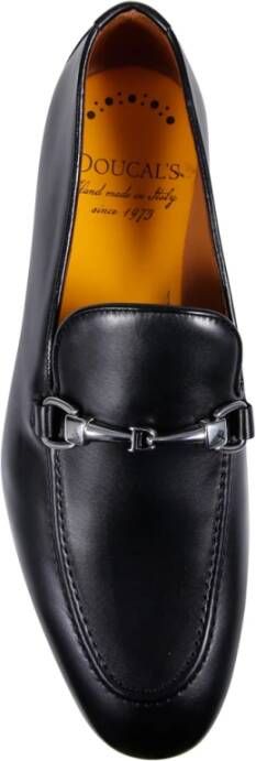 Doucal's Stijlvolle Nero Venetian Loafers Black Heren