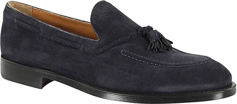 Doucal's Stijlvolle Tassel Moc Blue Heren