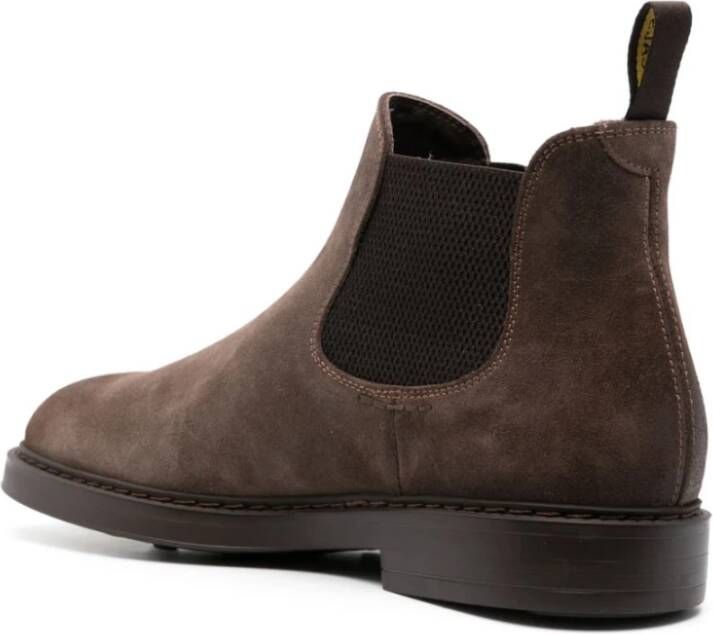 Doucal's Suede Chelsea Boots Brown Heren